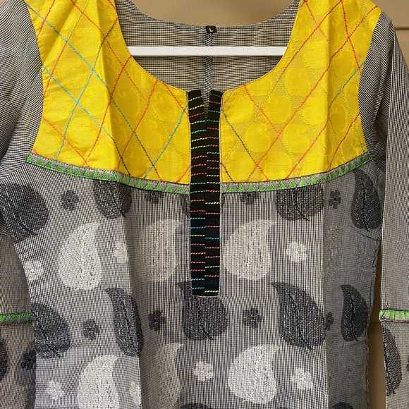 Indian kurti (maxi gown style) size L - Picture 4 of 7